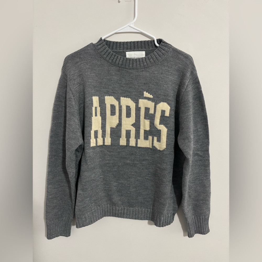 Women’s size XL Gray Après Sweater by Panache - Picture 5 of 6